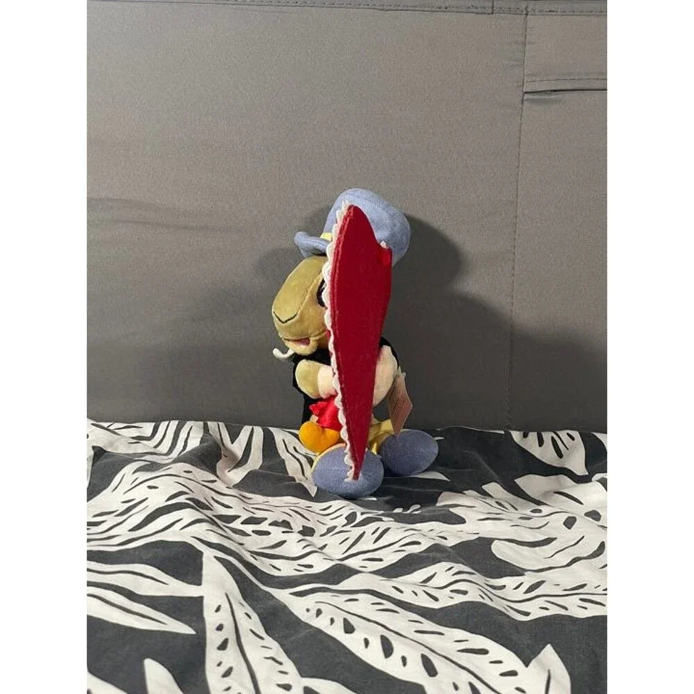 Disney Store Jiminy Cricket Plush with Heart Valentines Card Holder NWT New Tags